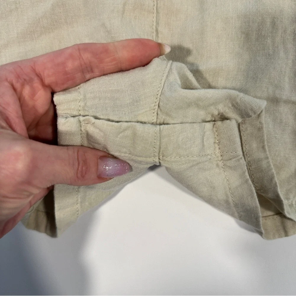 LITTLE PLANET by Carter’s Linen Short Overalls - Picture 3 of 8